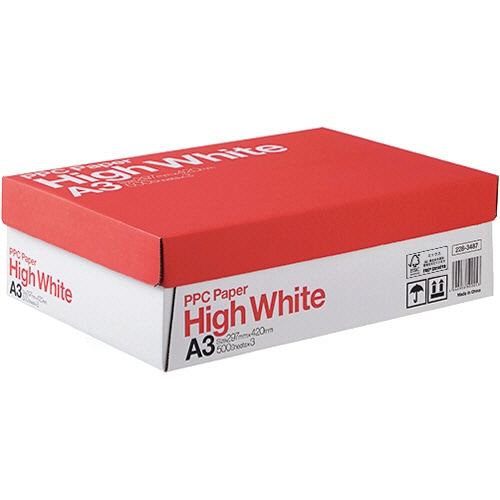 PPC PAPER High White A3 1箱(1500枚:500枚×3冊)