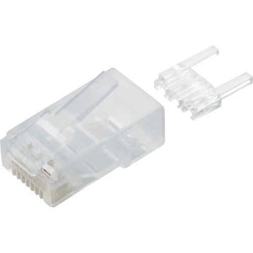 エレコム ツメの折れないLANコネクタ カテゴリー6 LD-6RJ45T10/T 1パック(10個)