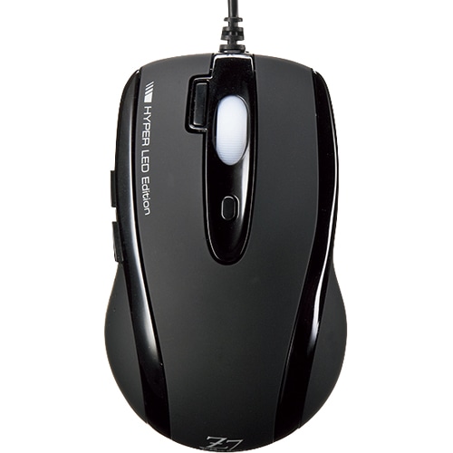 サンワサプライ HYPER LEDマウス USB有線 ブラック MA-125HBK 1個