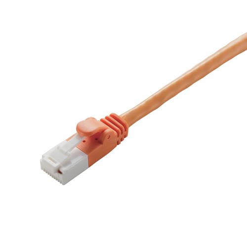 エレコム Cat6対応ツメ折れ防止LANケーブル オレンジ 2m RoHS指令準拠(10物質) LD-GPT/DR2/RS 1本