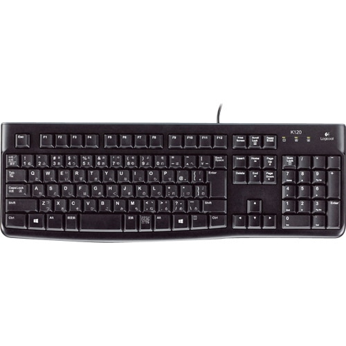 ロジクール キーボード k120 ブラック K120 1台