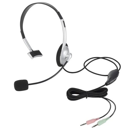 エレコム ヘッドセット(片耳小型オーバーヘッドタイプ) 1.8m HS-HP21SV 1個