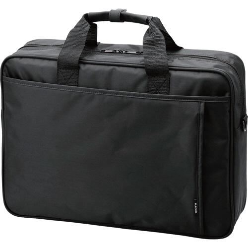エレコム PCキャリングバッグ 大容量タイプ 16.4インチワイドノートPC対応 ブラック BM-SDLABK 1個