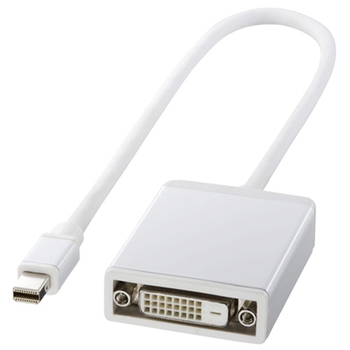 サンワサプライ Mini DisplayPort-DVI変換アダプタ AD-MDPDV03 1個