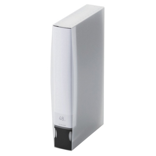 エレコム DVD/CD用ディスクファイル 48枚収納 ブラック CCD-FS48BK 1個