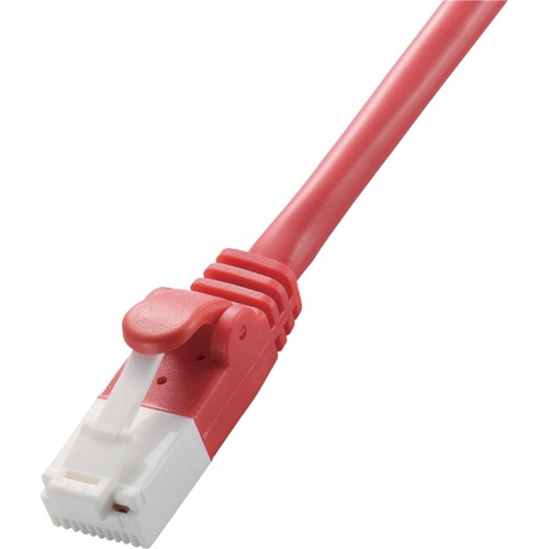 エレコム Cat5e対応ツメ折れ防止LANケーブル レッド 1m RoHS指令準拠(10物質) LD-CTT/R1/RS 1本