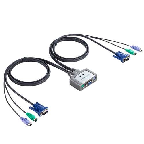 サンワサプライ パソコン自動切替器 (2:1) SW-KVM2CPN 1台