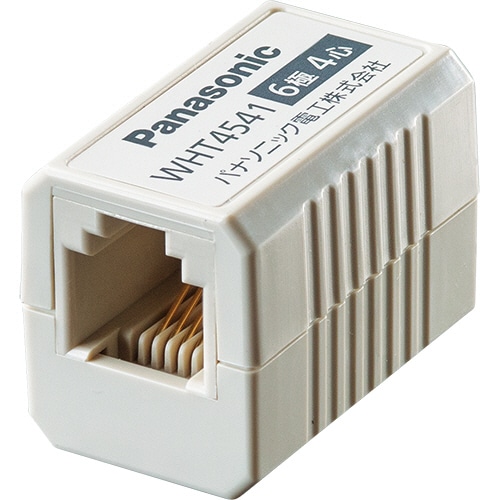 パナソニック モジュラコネクタ 6極4心 ミルキー WHT4541P 1個