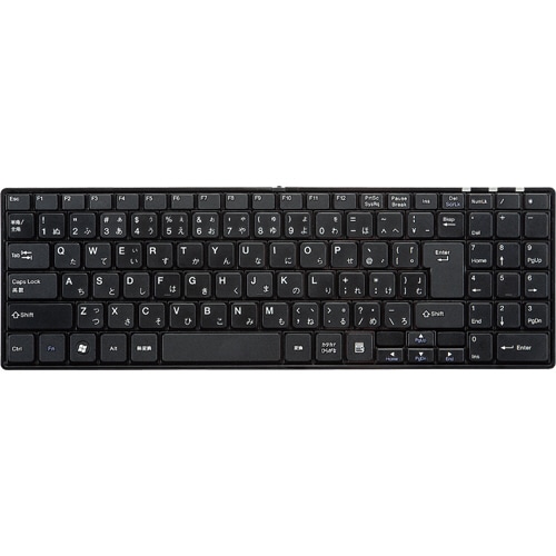 サンワサプライ 静音スリムキーボード テンキー付き ブラック SKB-SL19BK 1台