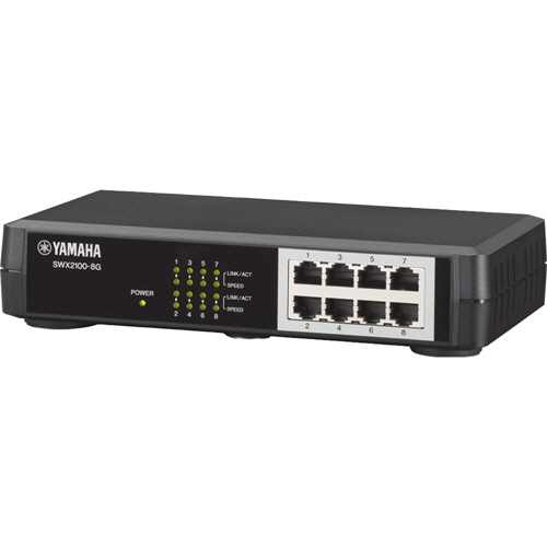 ヤマハ シンプルL2スイッチ 8ポート SWX2100-8G 1台