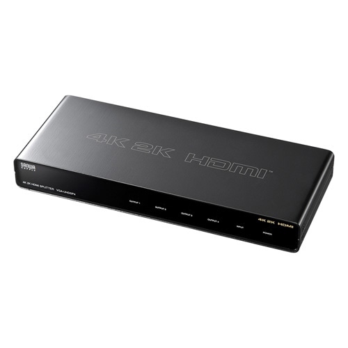 サンワサプライ 4K2K対応HDMI分配器 4分配 VGA-UHDSP4 1台