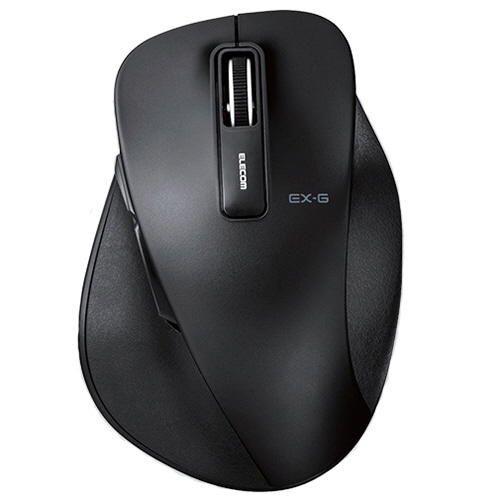 エレコム EX-G ワイヤレスBlueLEDマウス Lサイズ ブラック M-XGL10DBBK 1個