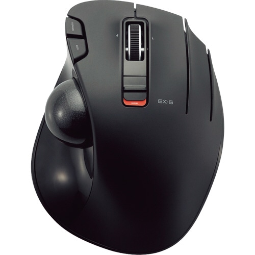 エレコム ワイヤレストラックボール(親指操作タイプ) ブラック M-XT2DRBK 1個