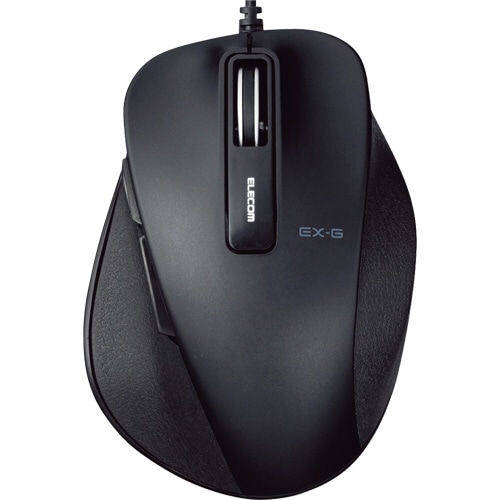 エレコム EX-G 有線BlueLEDマウス Sサイズ ブラック M-XGS10UBBK 1個