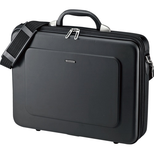 サンワサプライ セミハードPCケース 15.6型ワイド対応 シングル ブラック BAG-EVA7BKN 1個