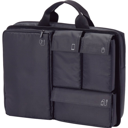エレコム 分離型整理インナーバッグ 13.3インチノートPC対応 ブラック BM-IBSP13BK 1個