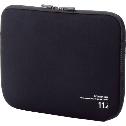 エレコム ネオプレンPCインナーバッグ 11.6インチノートPC対応 ブラック BM-IBNP11BK 1個