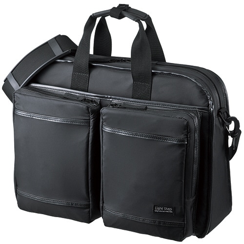 サンワサプライ 超撥水・軽量PCバッグ 3WAYタイプ 15.6型ワイド対応 シングル ブラック BAG-LW10BK 1個