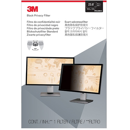 3M セキュリティ プライバシーフィルター スタンダードタイプ 23.8型ワイド用(16:9) PF23.8W9 S 1枚