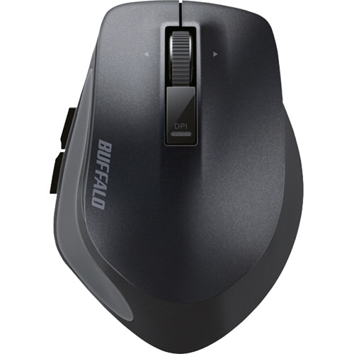 バッファロー 無線 BlueLED プレミアムフィットマウス Mサイズ ブラック BSMBW500MBK 1個