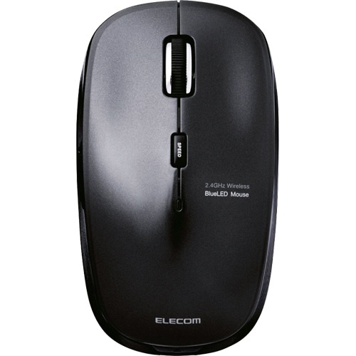 エレコム 5ボタン BlueLED 静音マウス 無線 ブラック M-BL21DBSBK 1個