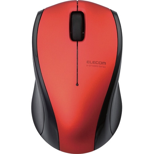 エレコム 静音Bluetoothマウス(IR LED 3ボタン) レッド M-BT15BRSRD 1個