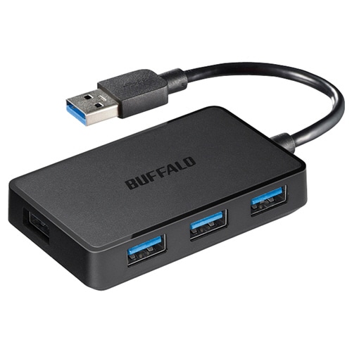 バッファロー USB3.0バスパワーハブ 4ポート ブラック BSH4U100U3BK 1個