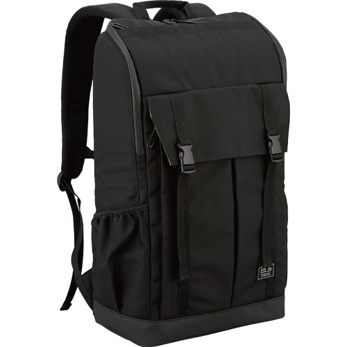 ナカバヤシ キャリングバッグパック フラップポケット付き 撥水 ブラック CB-268BK 1個