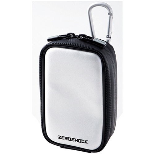 エレコム ZEROSHOCKカメラケース W83×D50×H135mm シルバー ZSB-DG014SV 1個