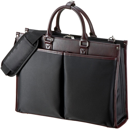 サンワサプライ ビジカジPCバッグ 15.6型ワイド対応 ブラック BAG-C40BK 1個