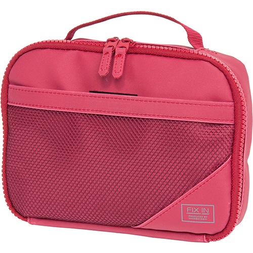 ナカバヤシ FIX IN ガジェットポーチ レッド SZC-GDP03R 1個