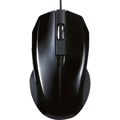 サンワサプライ 静音有線ブルーLEDマウス ブラック MA-BL10BK 1個