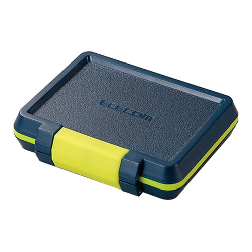 エレコム SD/microSDカードケース 耐衝撃 ネイビー CMC-SDCHD01NV 1個