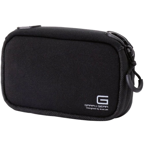 エレコム デジタルカメラケース GRAPH GEAR ソフトタイプ ブラック DGB-062BK 1個