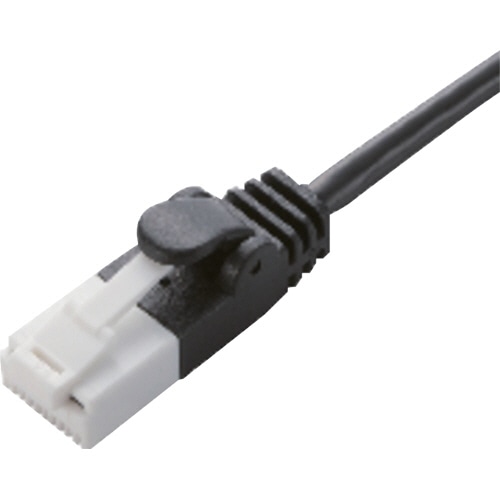 エレコム ツメ折れ防止スリムLANケーブル(Cat6) ブラック 1.5m RoHS指令準拠(10物質) LD-GPST/BK15 1本