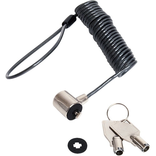 ナカバヤシ　セキュリティロック　シリンダ錠　カールコード　１．８ｍ　ＳＬ－０５８　１個