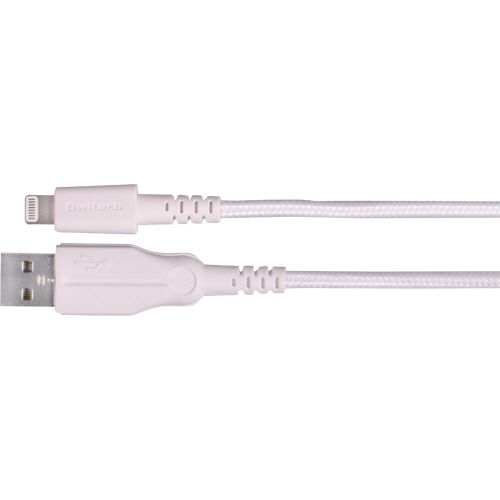 オウルテック 断線に強い超タフLightningケーブル ホワイト 1.5m OWL-CBKLT15-WH 1本