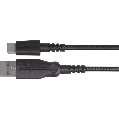 オウルテック 断線に強い超タフUSB Type-Cケーブル ブラック 0.3m OWL-CBKCA3-BK 1本