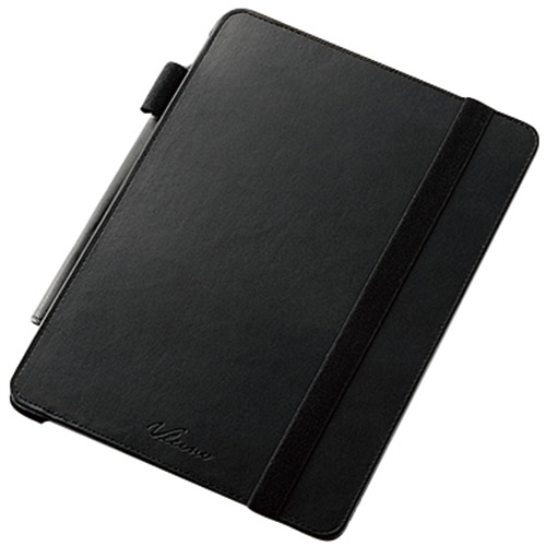 エレコム 9.7型iPad Pro用ソフトレザーカバー 4アングルタイプ ブラック TB-A16PLF2BK 1個