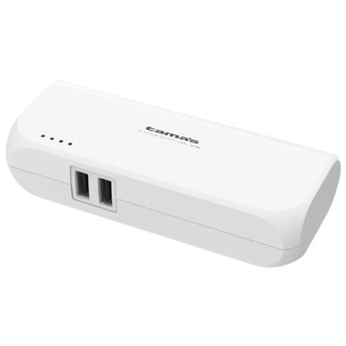 多摩電子工業 ACモバイルバッテリー5200 USB-A2ポート2.4A TLA14SAW 1個