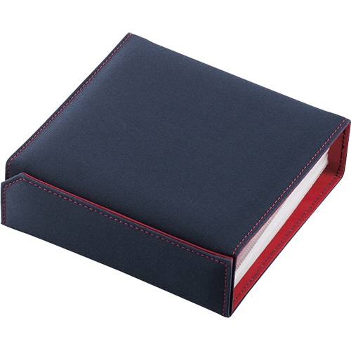 エレコム 手帳型メディアケース(マグネット開閉) 24枚収納 ネイビー CCD-CB24NV 1個