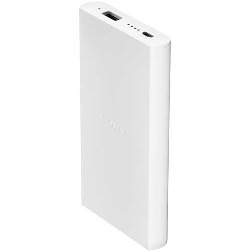 ソニー スマートフォン用モバイルバッテリー 10000mAh MicroUSBケーブル付属 ホワイト CP-V10BAW 1個