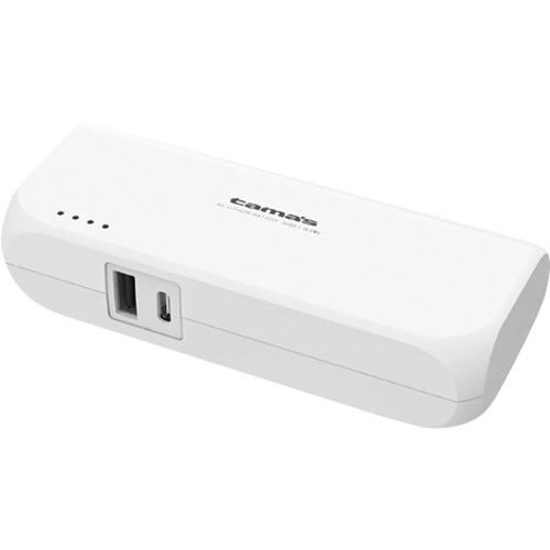 多摩電子工業 ACモバイルバッテリーC・Aポート2.4A TPLA14CCAW 1個