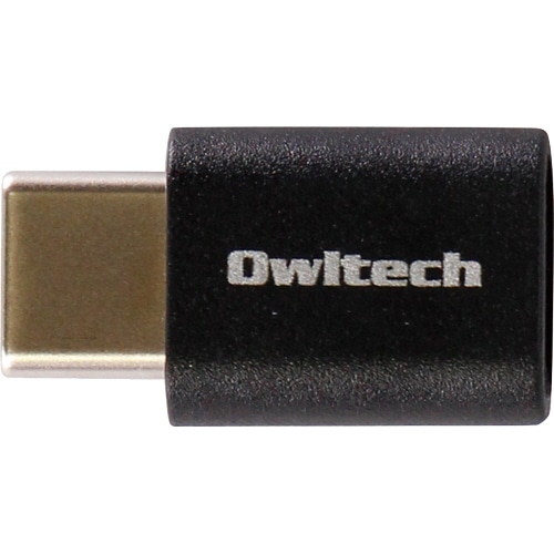 オウルテック Type-C 変換アダプタ ブラック OWL-ADCMF-BK 1個