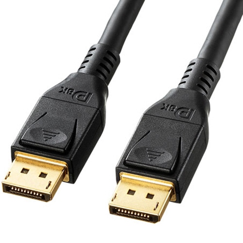 サンワサプライ DisplayPortケーブル(Ver1.4) ブラック 3m(RoHS指令10準拠) KC-DP1430 1本