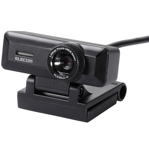 エレコム 高精細Full HD対応500万画素Webカメラ UCAM-C750FBBK 1台