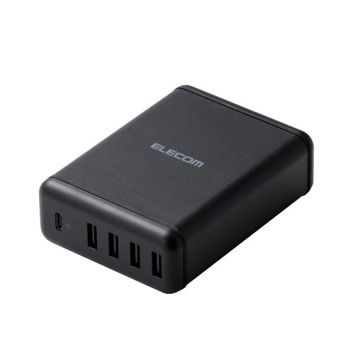 エレコム PowerDelivery対応 5ポートAC充電器 ブラック MPA-ACD02BK 1個