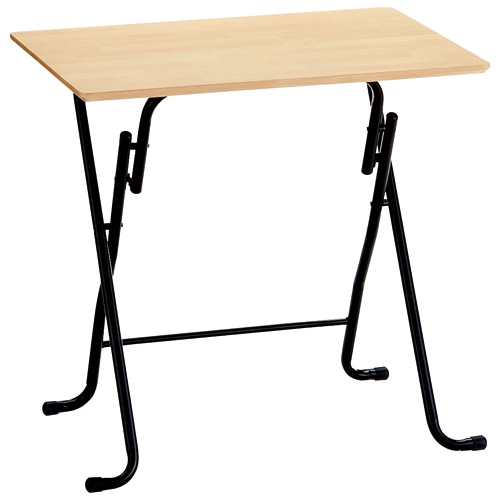 ホームスタイリング イース フォールディングテーブル L 幅750×奥行510mm ナチュラル 1台