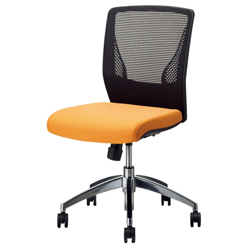 オカムラ VILLAGE VCM1チェア 肘なし オレンジ 8VCM1A-FHR8 1脚