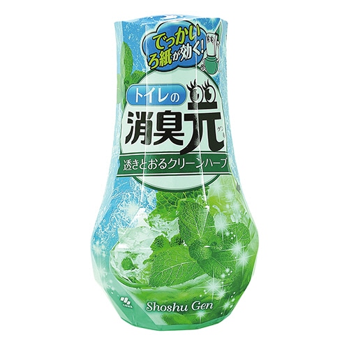 小林製薬 トイレの消臭元 透きとおるクリーンハーブ 400ml 1個